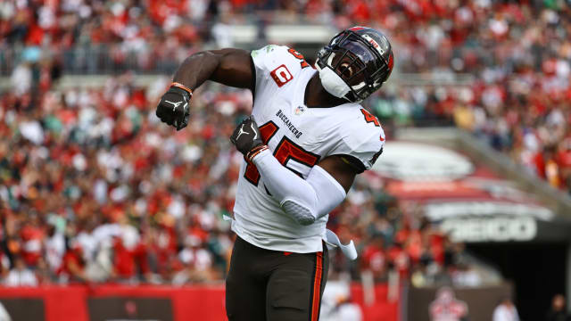 Devin White vs. Eagles in first-round of NFC playoffs on Jan. 16, 2022